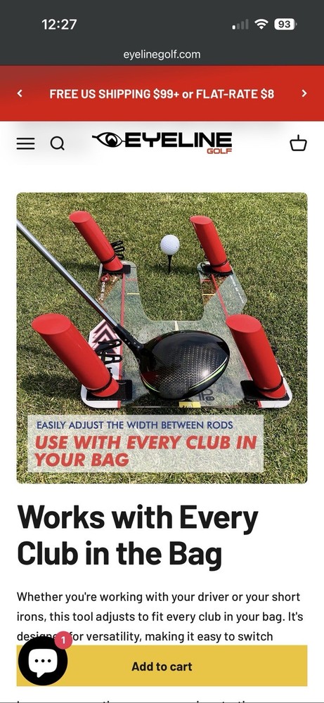 Eyeline Golf Speed Trap Hitting Practice Tool
