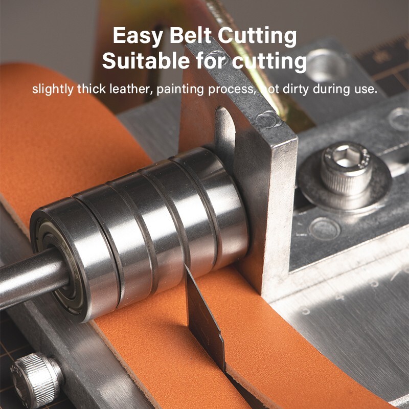 WUTA Adjustable Leather Craft Cutter Strap Belt DIY Hand Cutting Tools Machine