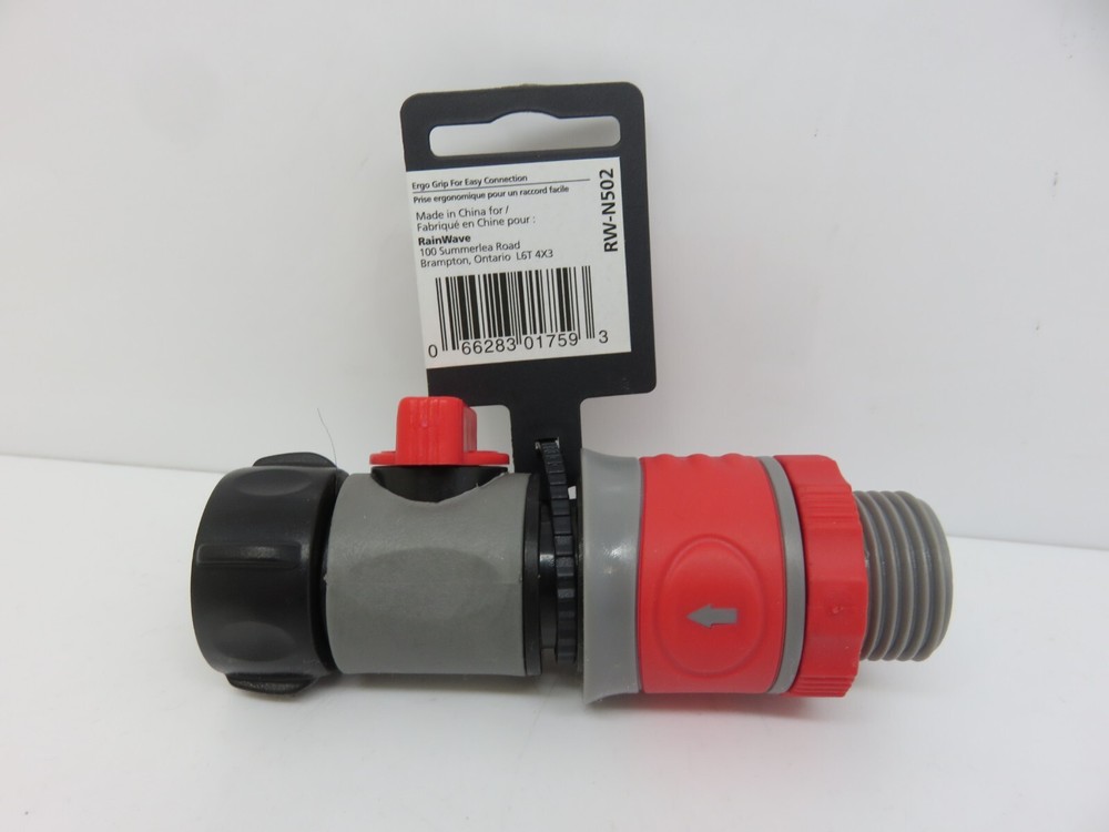 RAINWAVE PLASTIC SINGLE SHUT OFF SET RW-N502