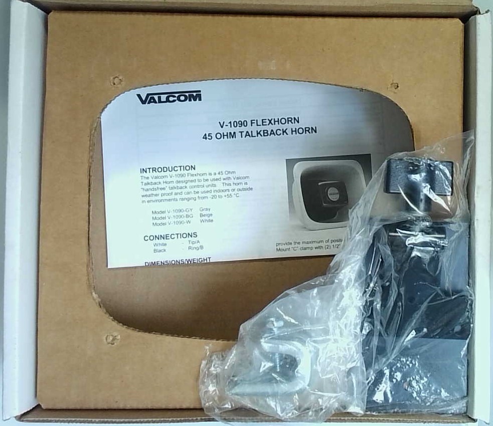 Valcom Flexhorn Talkback Beige V-1090-BGE