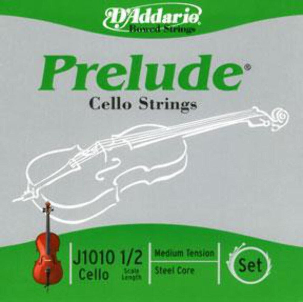 D'Addario Prelude Cello String Set, Medium Tension