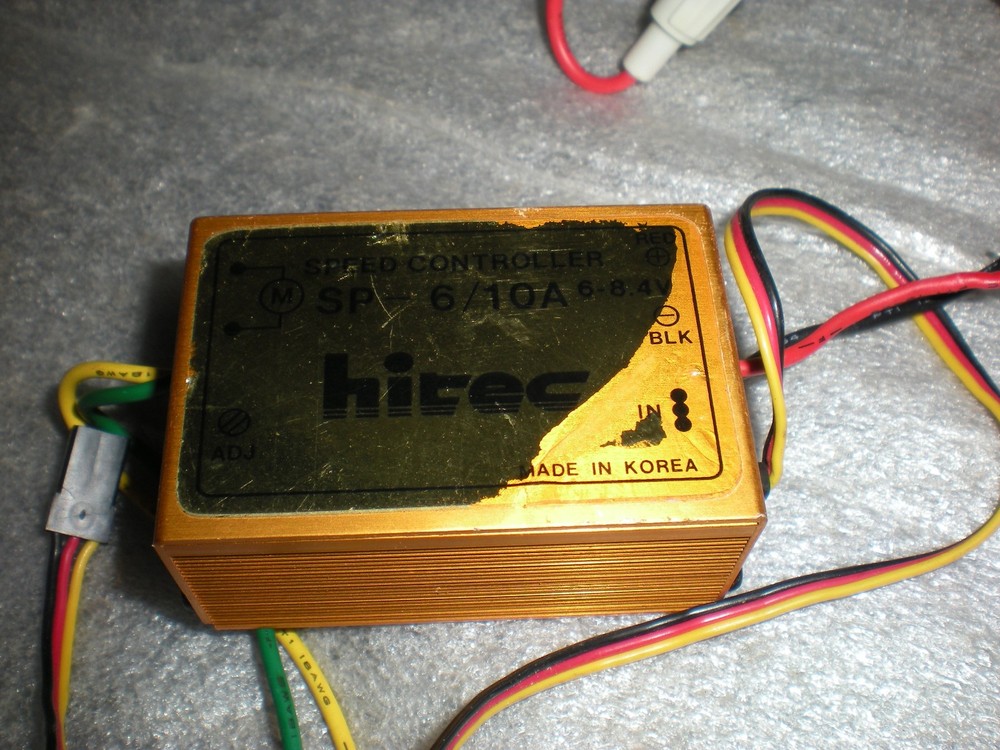UNTESTED Hitec SP-6/10A 6-8.4V Motor Speed Control Controller
