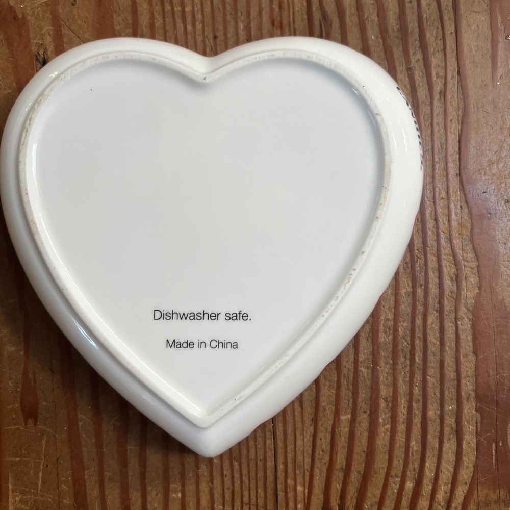 See’s Candy Box Red Heart Dishwasher Safe
