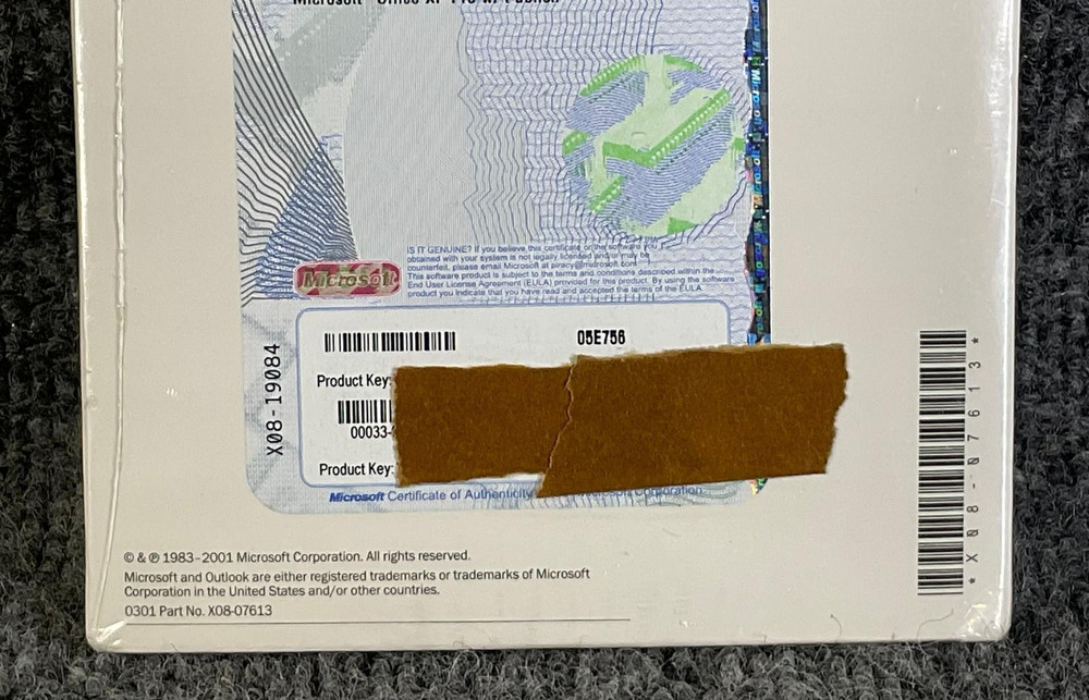 Microsoft Office XP Professional CD Disc Set With Publisher - New