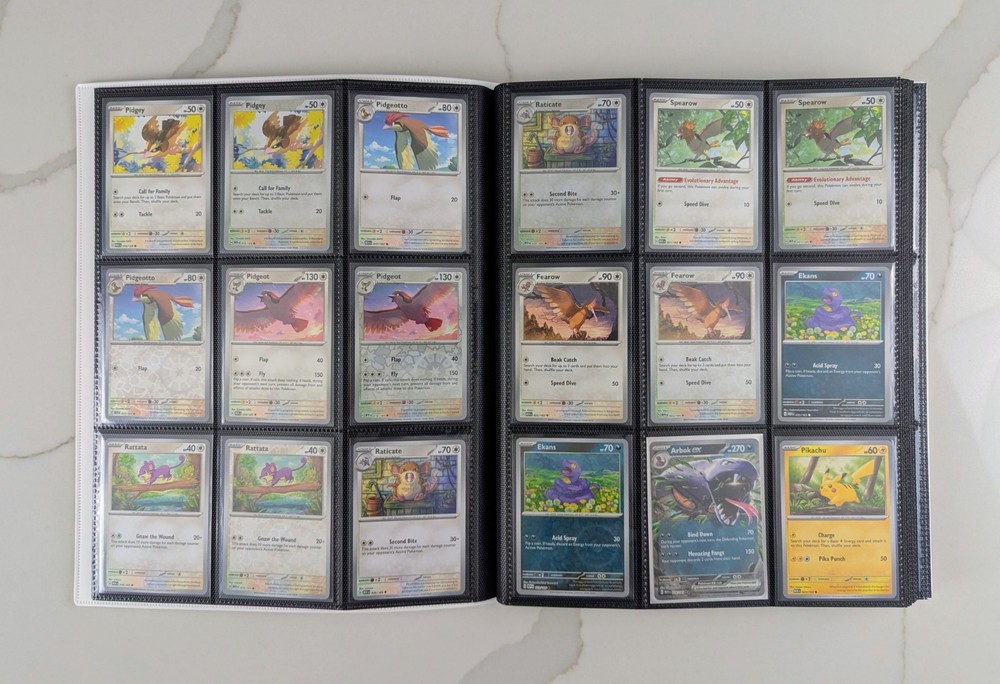 Pokémon 151 Partial Master Set w/ Binder + Promos!