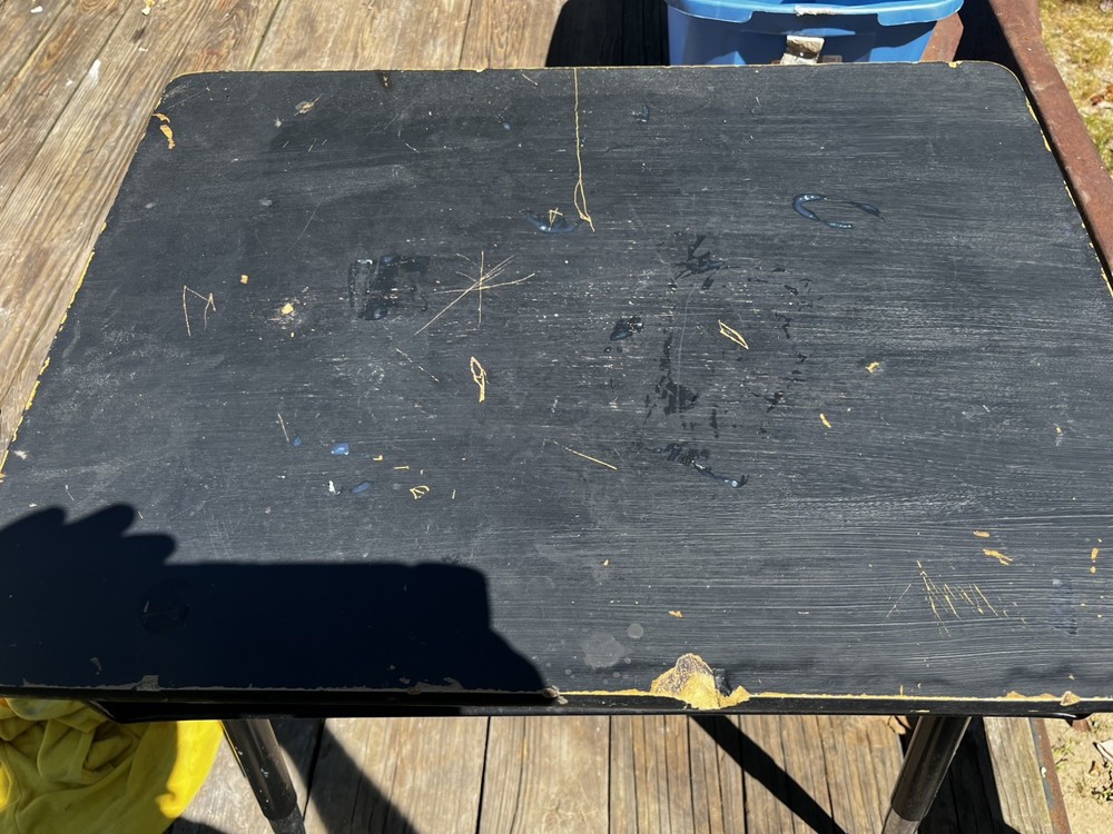 Used 1970's Student School Desk