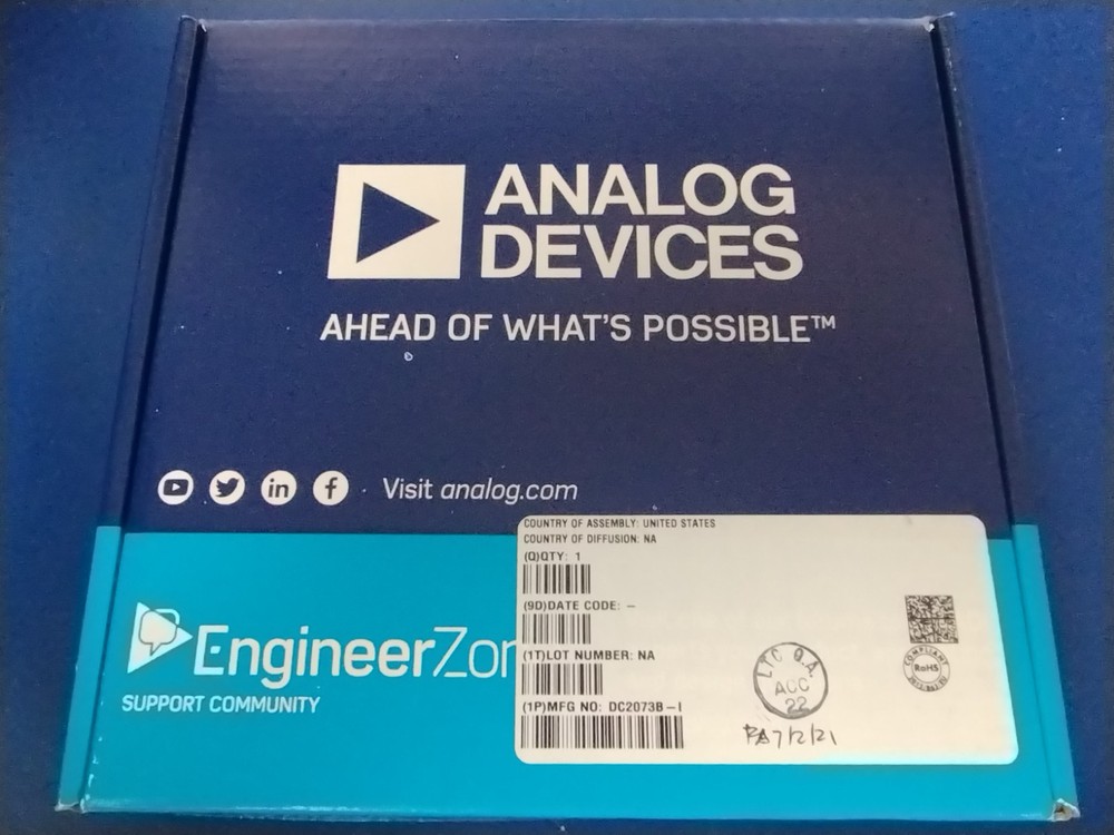 ANALOG DEVICES DC2073B-I Clock & Timer Development Tool LTC6907 Eval Board