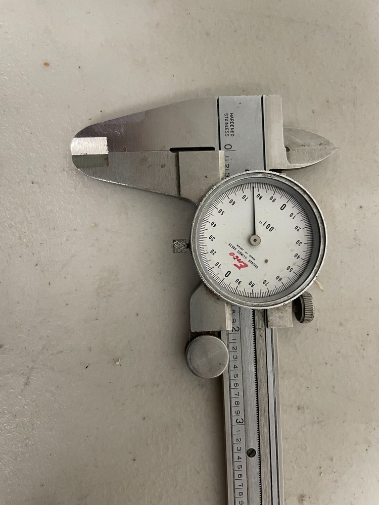Enco Inside Outside Dial Caliper 0.100 inches