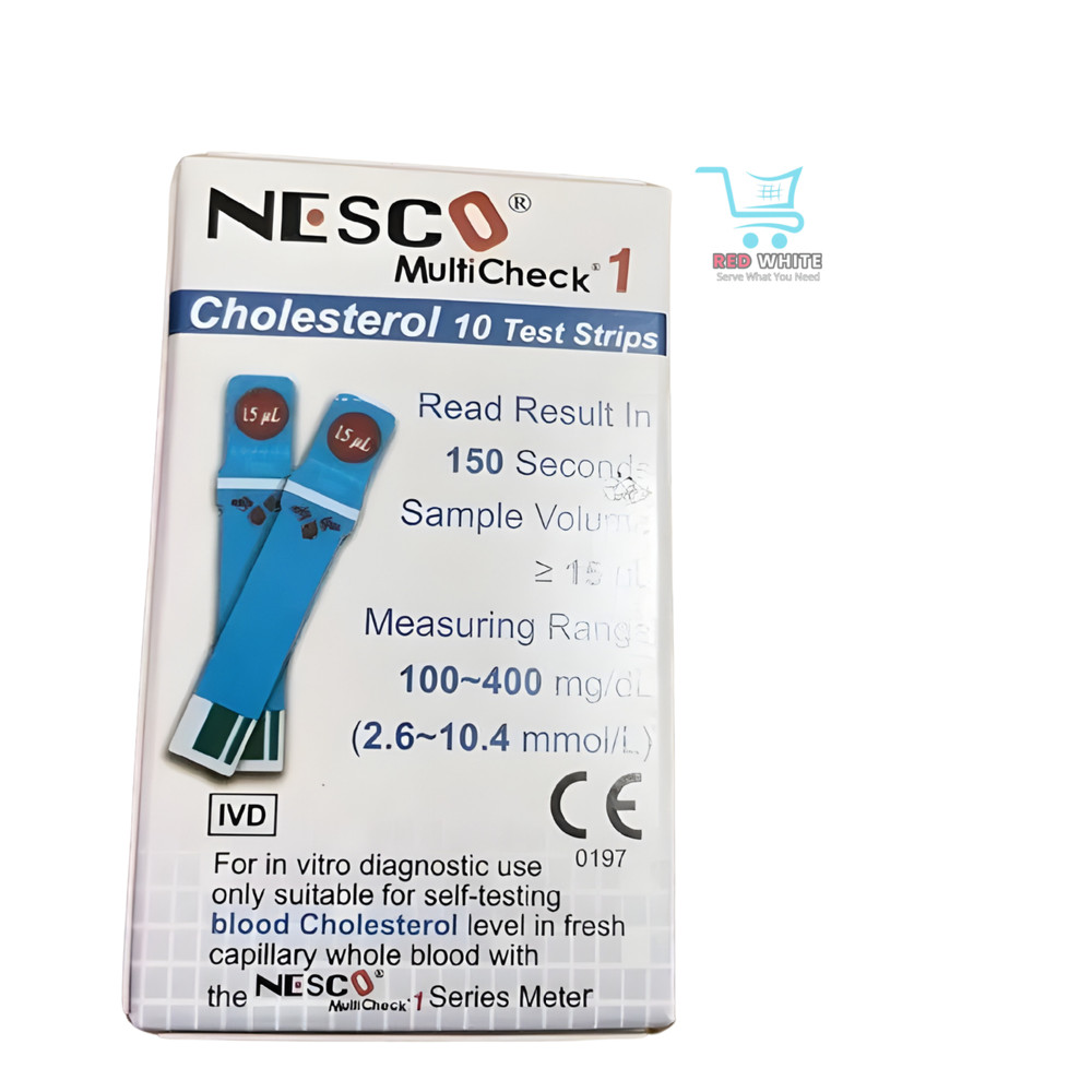 NESCO Multicheck Cholesterol Test Strips – Compatible Test Strips Pack