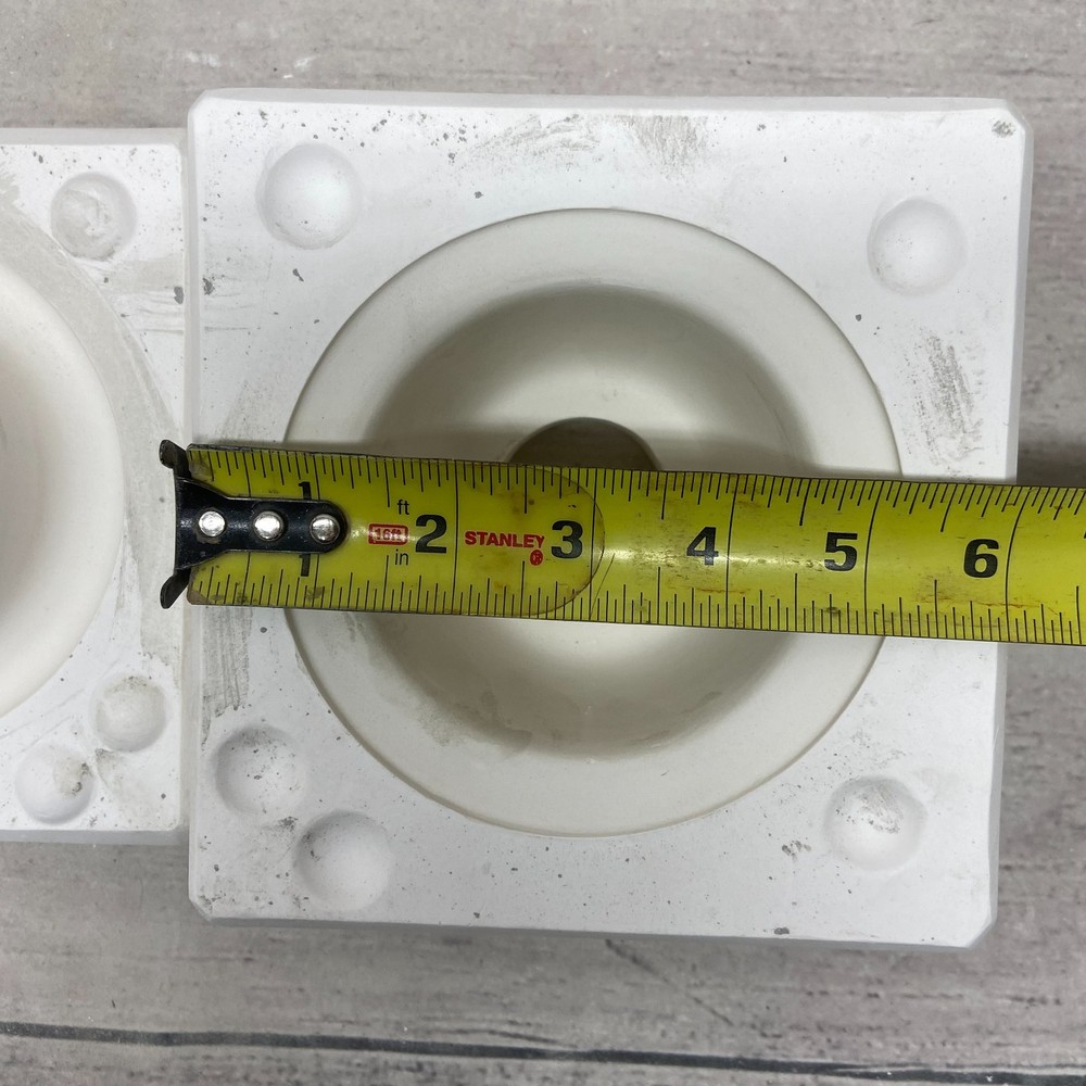 Vintage 1995 Boothe Mold Ceramic Casting Mold Plain Dip Server #1068