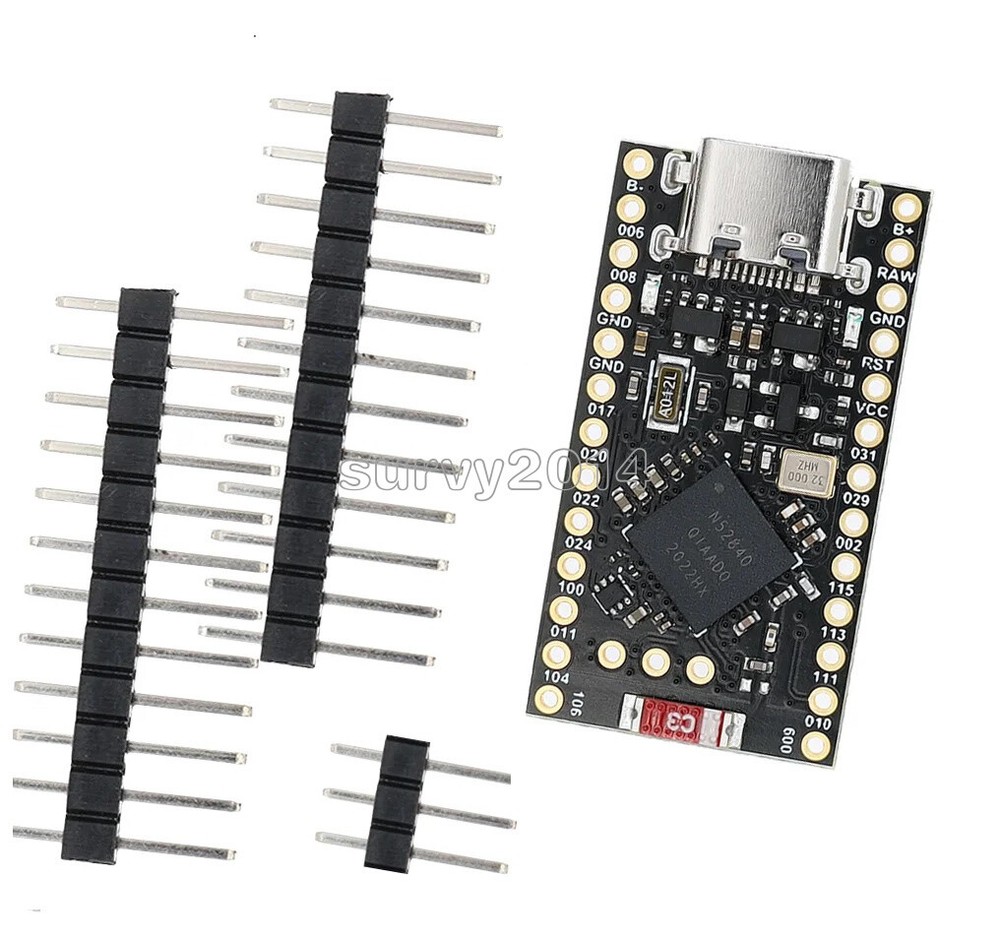 NRF52840 Development Board For Nice!Nano V2.0 Bluetooth Charging Management DIY