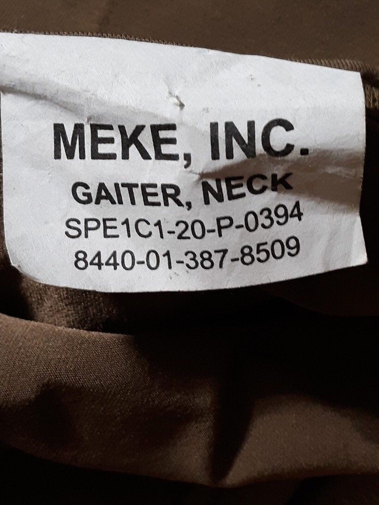 USGI Coyote Brown Neck Gaiter NWOT