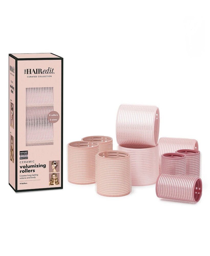 The Hair Edit Ceramic Volumizing Rollers - 9 Rollers