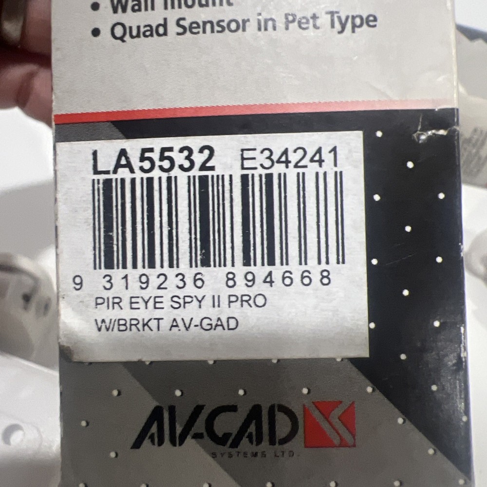 Bundle 2 AV-GAD Eye Spy II Pro PIR Motion Sensor w/ Bracket LA5532