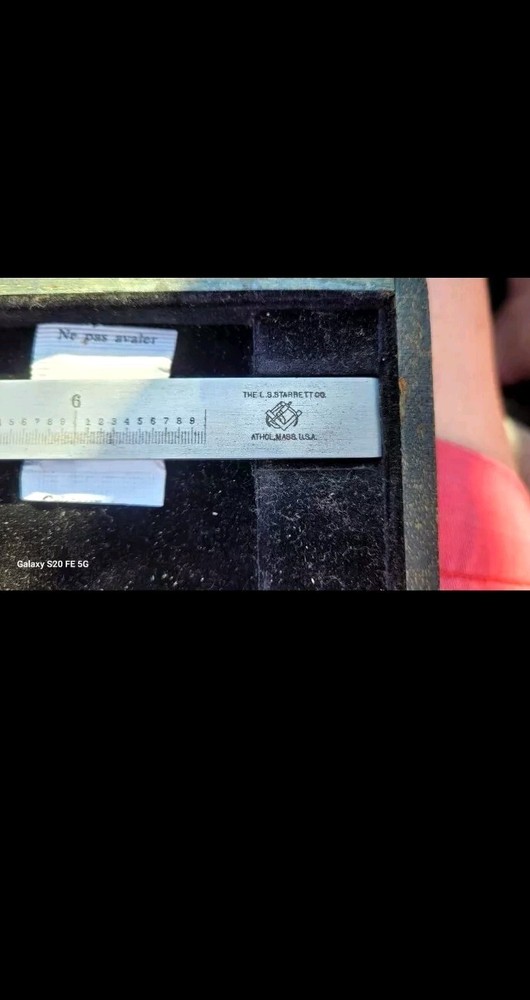 Starrett No. 122 vernier calipers, USA