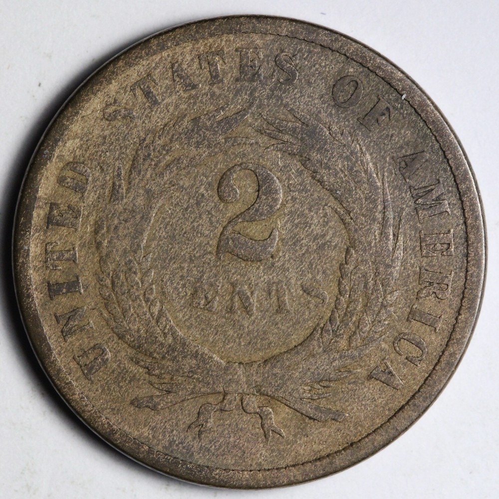 1867 Two Cent Piece FINE E350 IVP