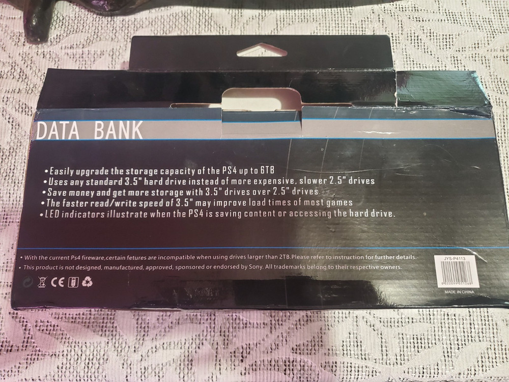 Playstation 4 data bank