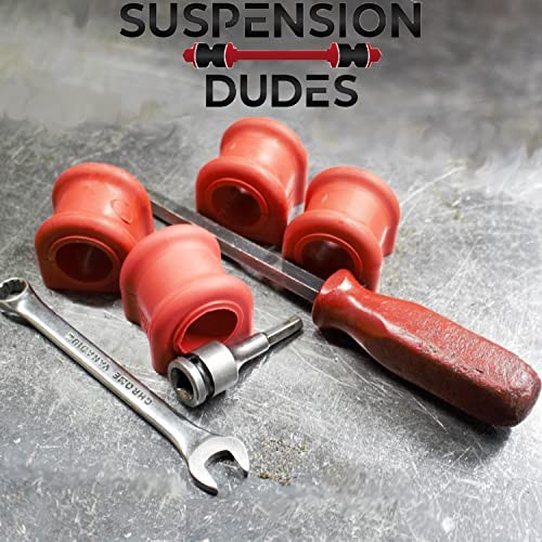 PAIR Front Sway Bar CODE RED Bushing Kit FITS Escalade, Silverado, Avalanche,