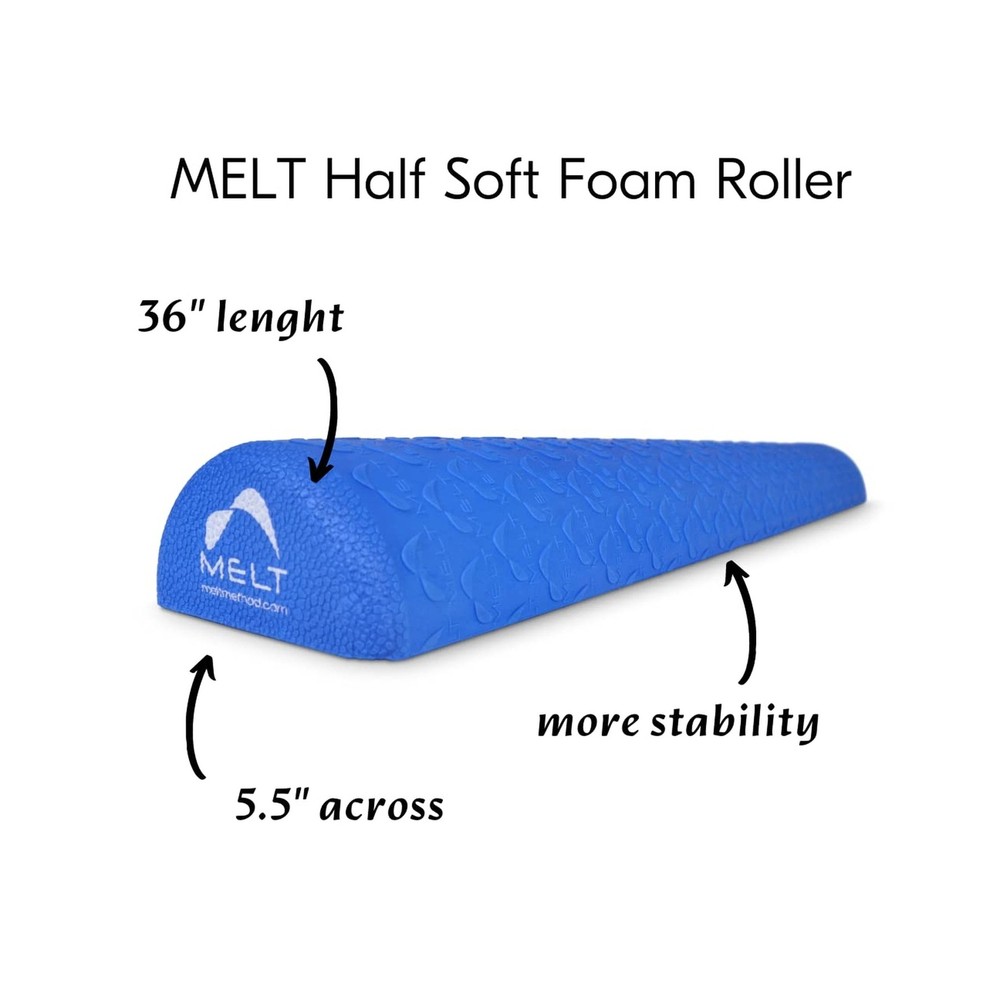 MELT Half Soft Foam Roller 36 inch Low Density Body Roller