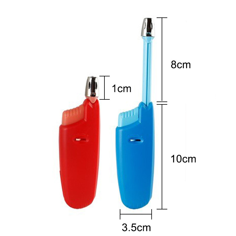 Candle Lighter Long Neck Adjustable Butane Refillable Lighters Kitchen Igniter