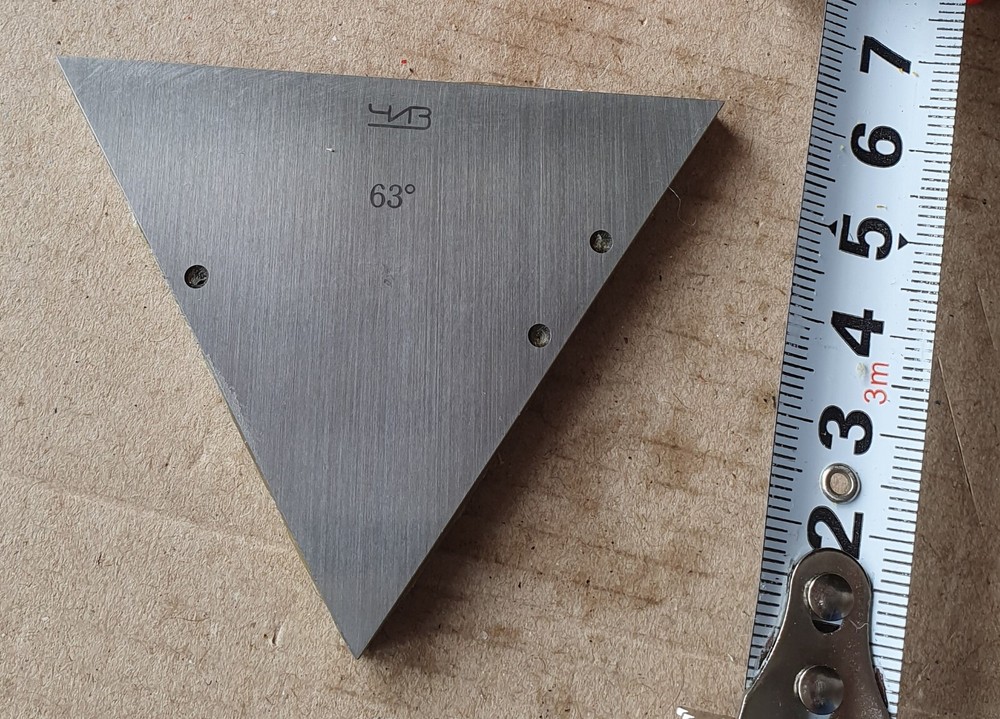 1 pcs PRECISION ANGLE GAUGE BLOCK 63°