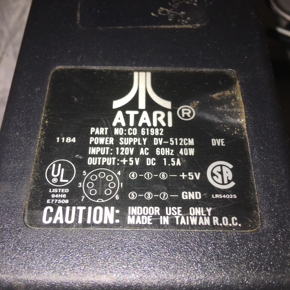 Atari CO61982 400/800 Power Supply TESTED WORKS