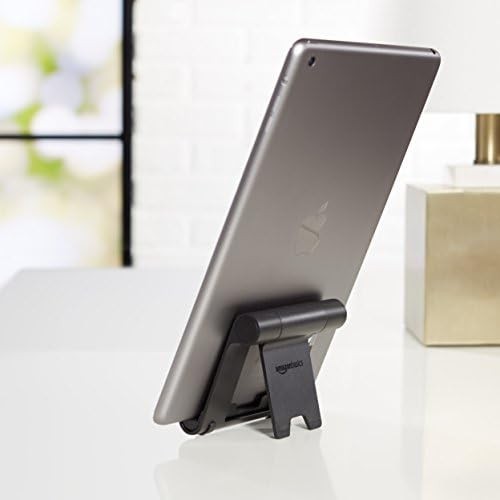 Amazon Basics Multi-Angle Portable Stand for iPad Tablet, E-reader and Black