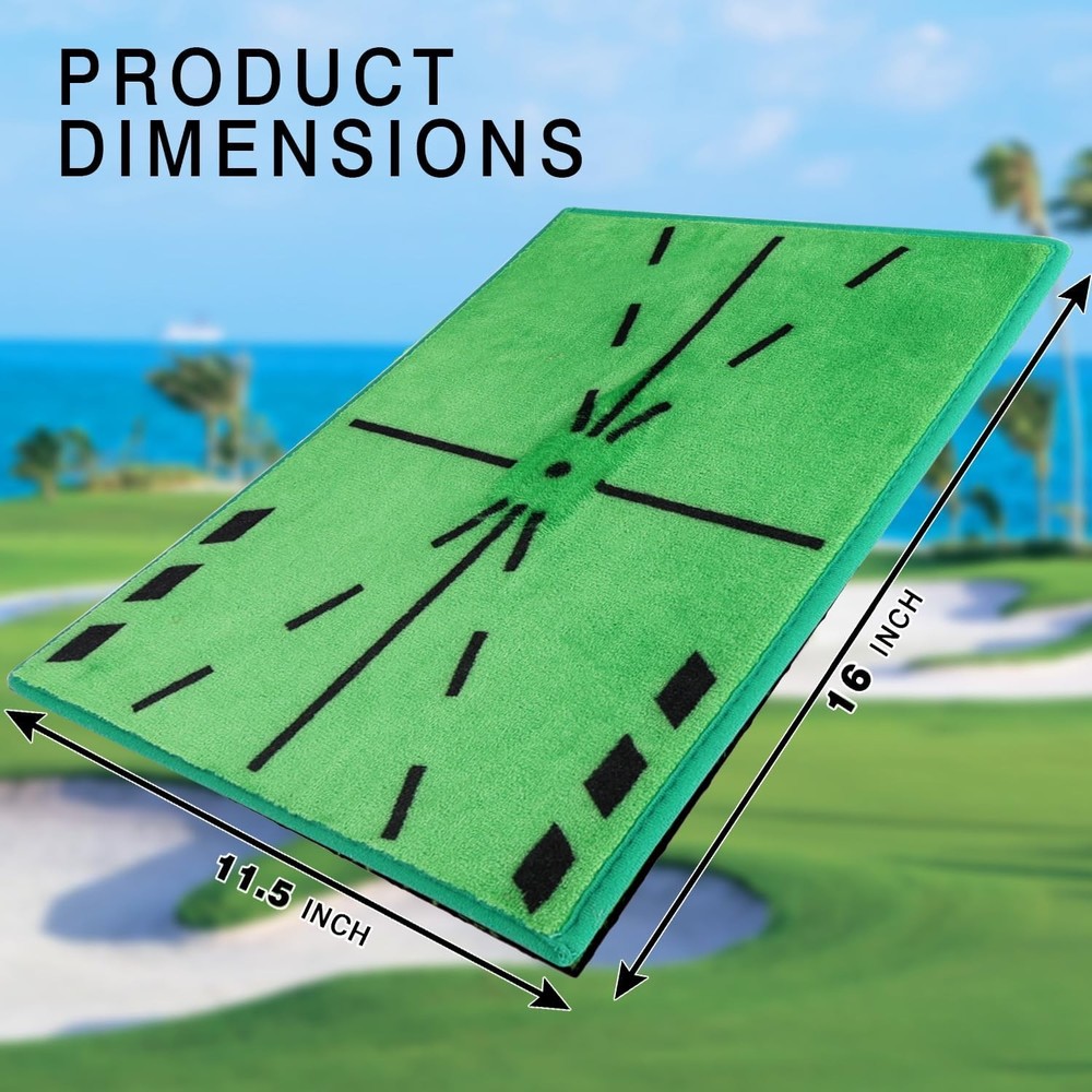Professional Path Feedback Golf Hitting Mat, Improve Swing Accuracy Golf Mat, Pr