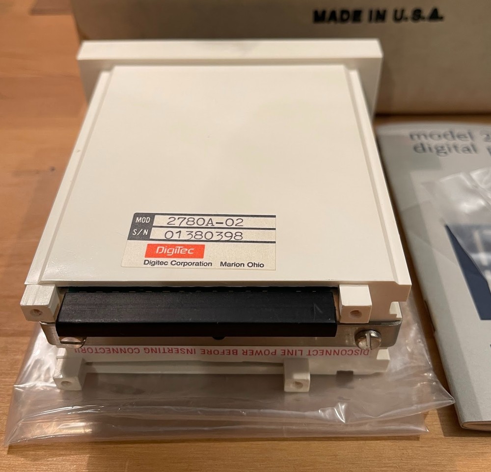 DigiTec Corp Model 2780A-02 Digital Panel Meter NOS