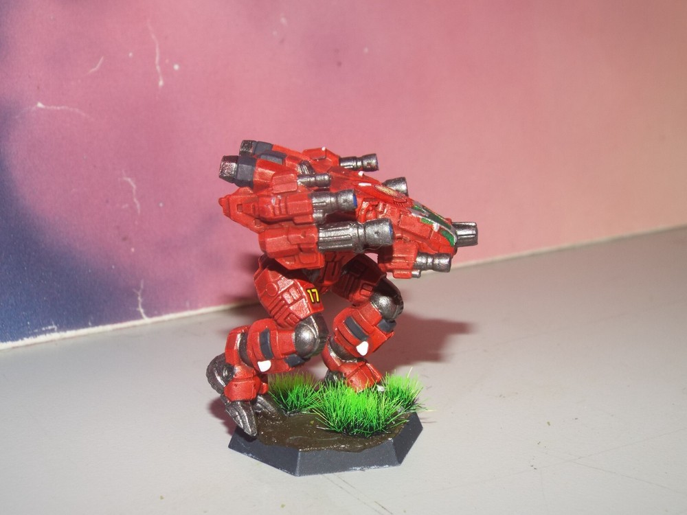 BATTLETECH SAGITTAIRE MECH [HOUSE DAVION] (CATALYST, PLASTIC, PAINTED)