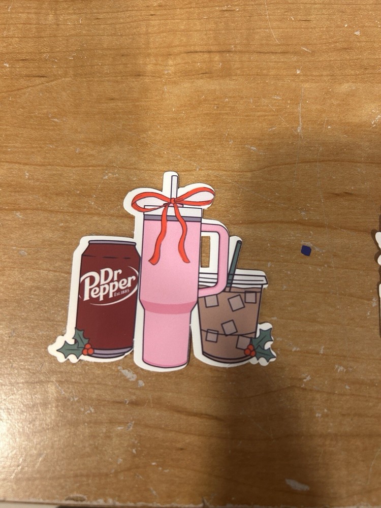 Handmade Dr pepper Sticker