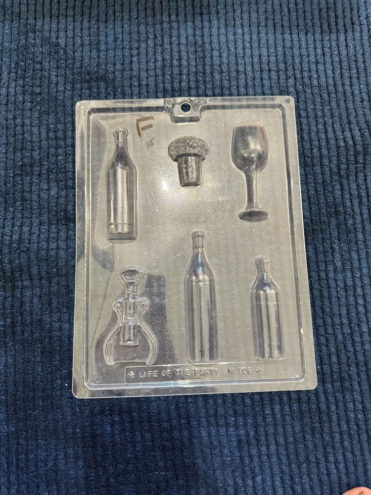 Wine Kit Chocolate Candy plastic mold