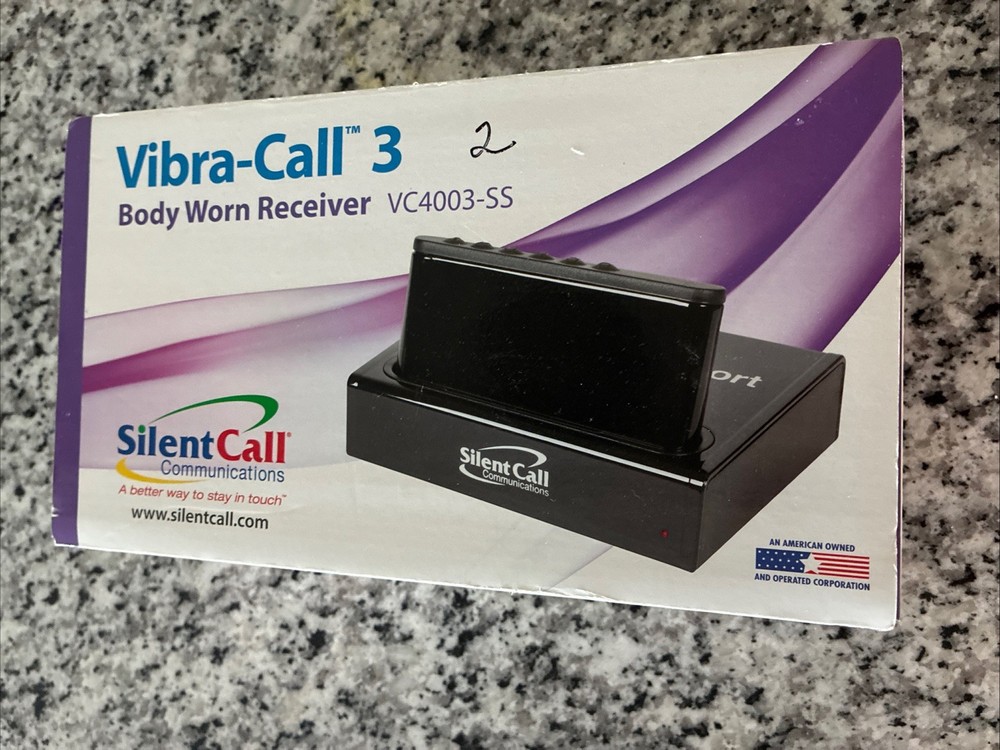 Silent Call Medallion Series Vibra-Call 3 Vibrating Body Worn Receiver