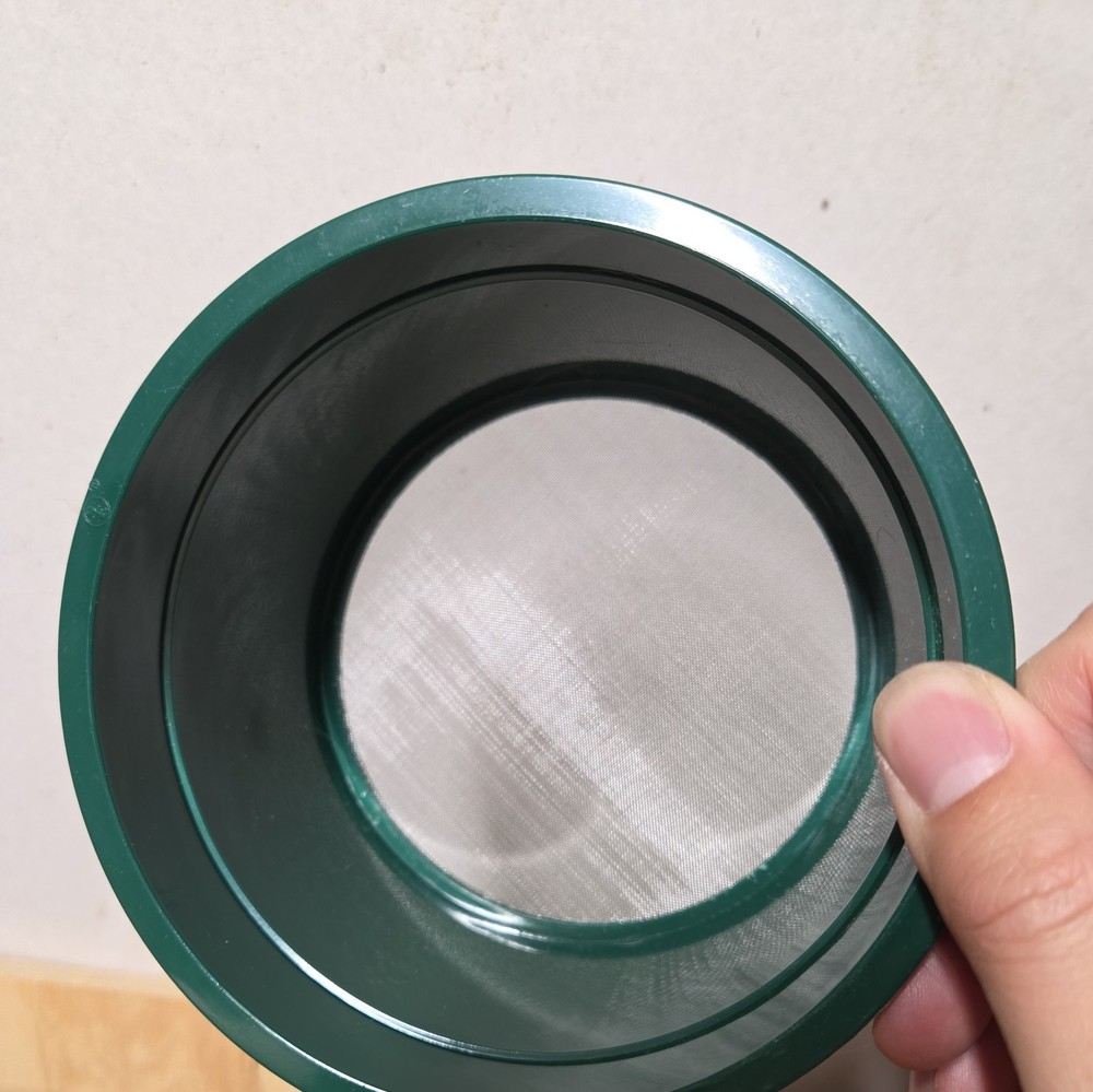 6" Green Mini Stackable Sifting Classifier – 60 Holes for Ultra-Fine Gold