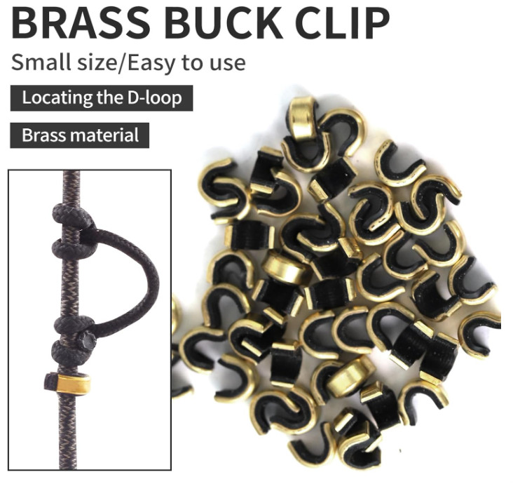 40 Pcs Bow String Nock Points Archery Arrow Nocking Clips for Recurve Compound