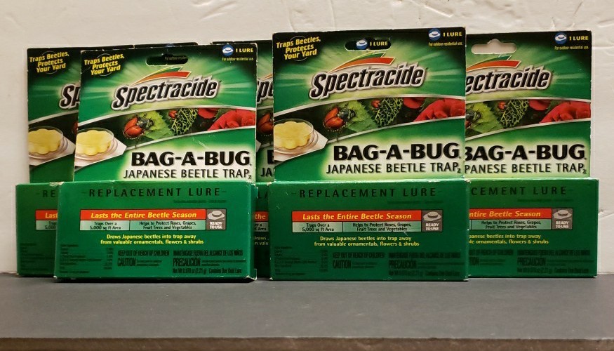 5 Pack Spectracide Bag A Bug Japanese Beetle Trap Replacement Lure Bait