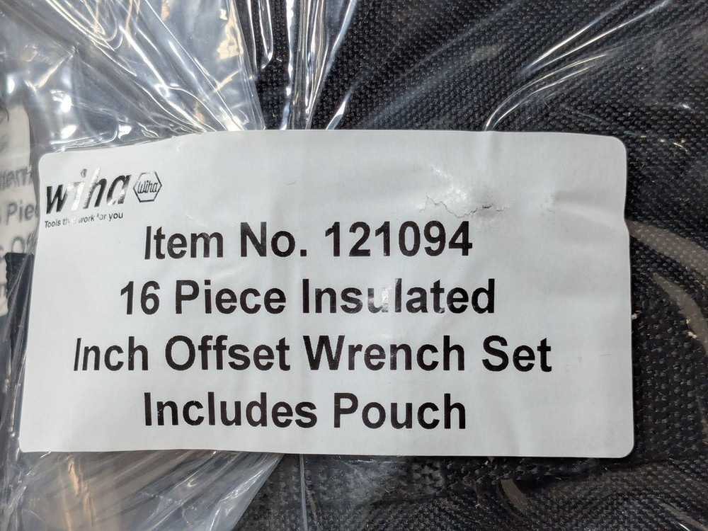 Wiha Tools 93 Insulated Master Tool Set w/ Rolling Tool Case 32801 INCOMPLETE