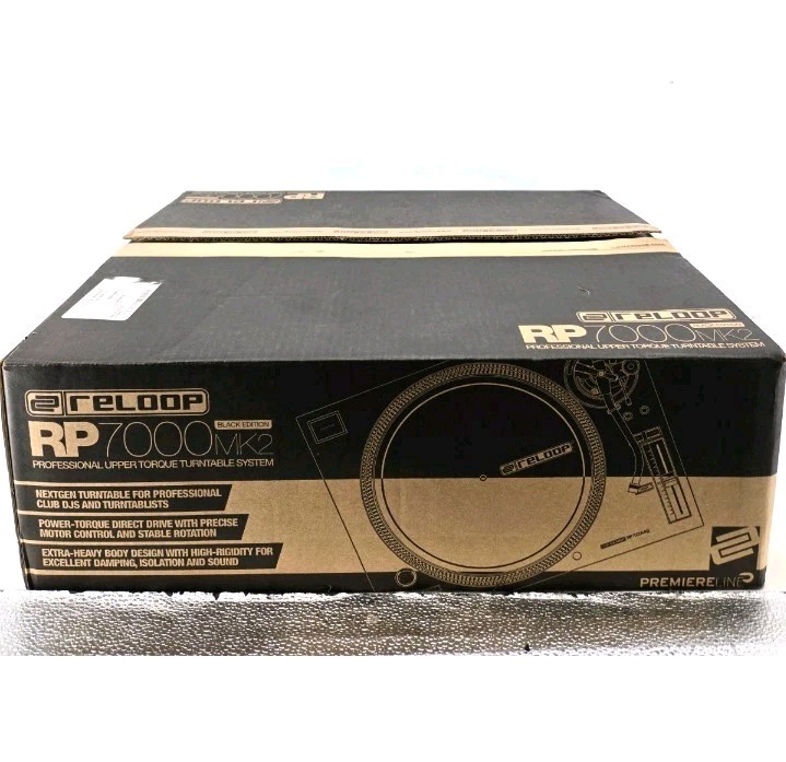 Reloop RP-7000 MK2 Upper Torque Turntable - Black