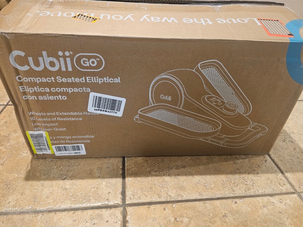 Cubii GO Aqua Compact, Whisper Quiet Under Desk Elliptical
