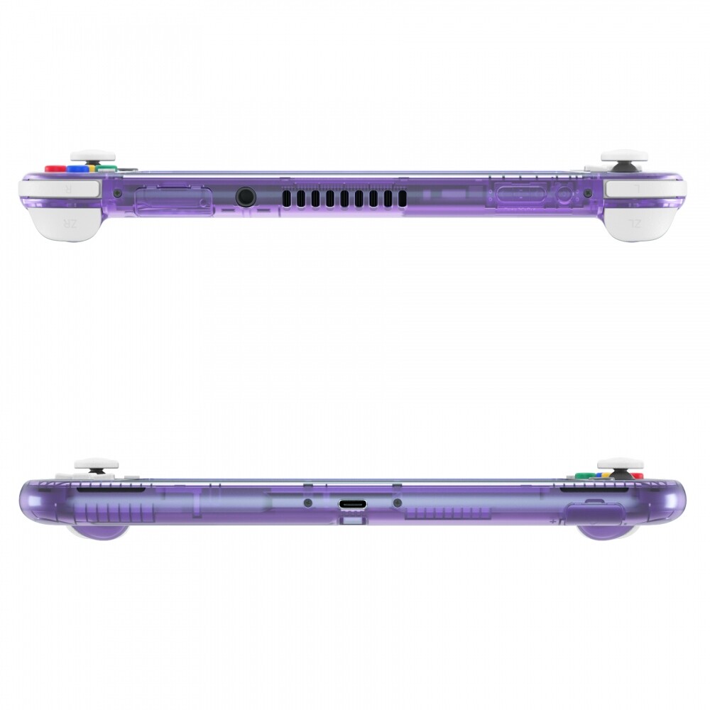 Shell Cover Screen Protector Button Clear Atomic Purple for Nintendo Switch Lite