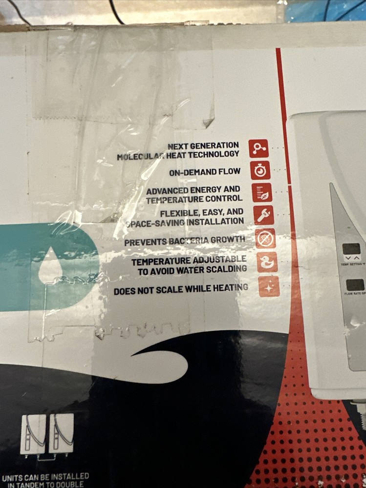 JVIS Micro-Heat MH SERIES 6-10 Smart Tankless Electric Water Heater 240V 40A