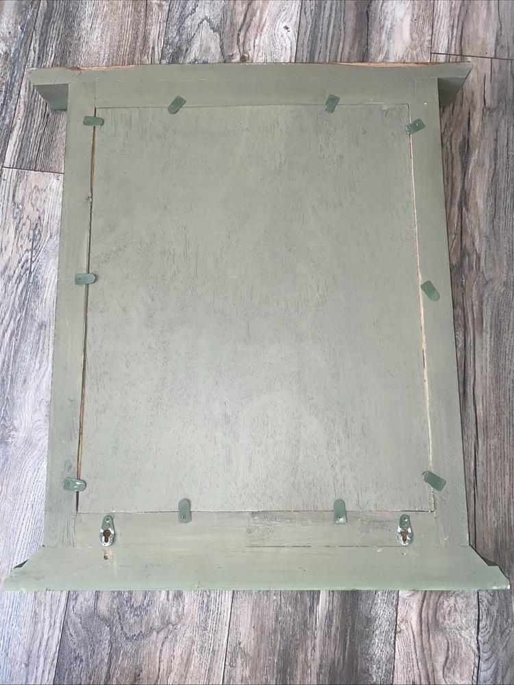 Home Interiors Rustic Mirror Shutters Home Decor 25” x 22”