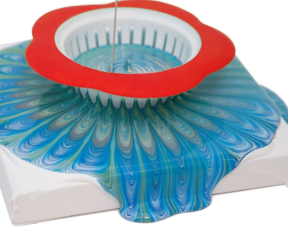 7Pcs Split Cup Flower Pour Silicone Paint Acrylic Pouring Strainers...