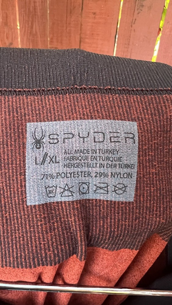 Spyder Carbon Base Layer Top Boxed Pants Mens Large / Extra Large Ski Snowboard