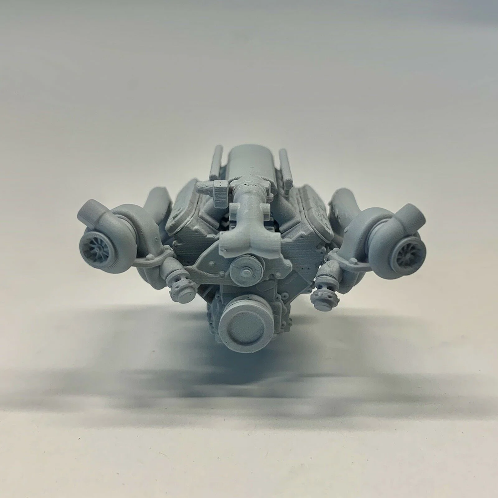 V1 Chevy LS Twin Turbo Engine 1/24 1/25