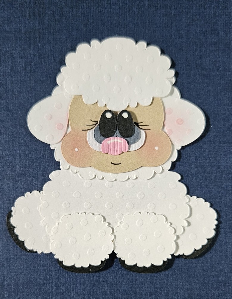 Farm Lamb.  Scrapbook, Card Making Paper Piecing