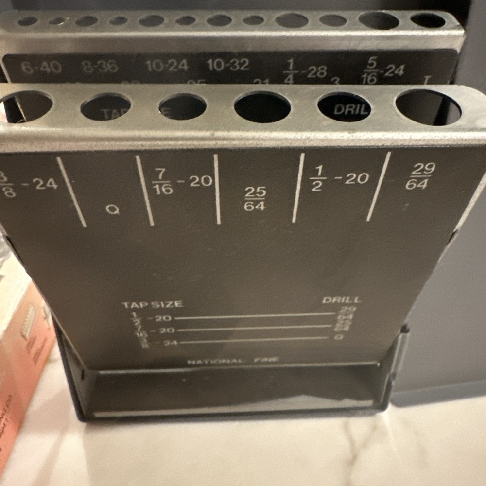 Huot 12650 INDEX Taps & Drills Case USA ( DOES NOT INCLUDE TOOLS)