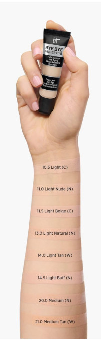 IT Cosmetics Bye Bye Under Eye Concealer “Light Natural" 13.0 .40oz Full Size