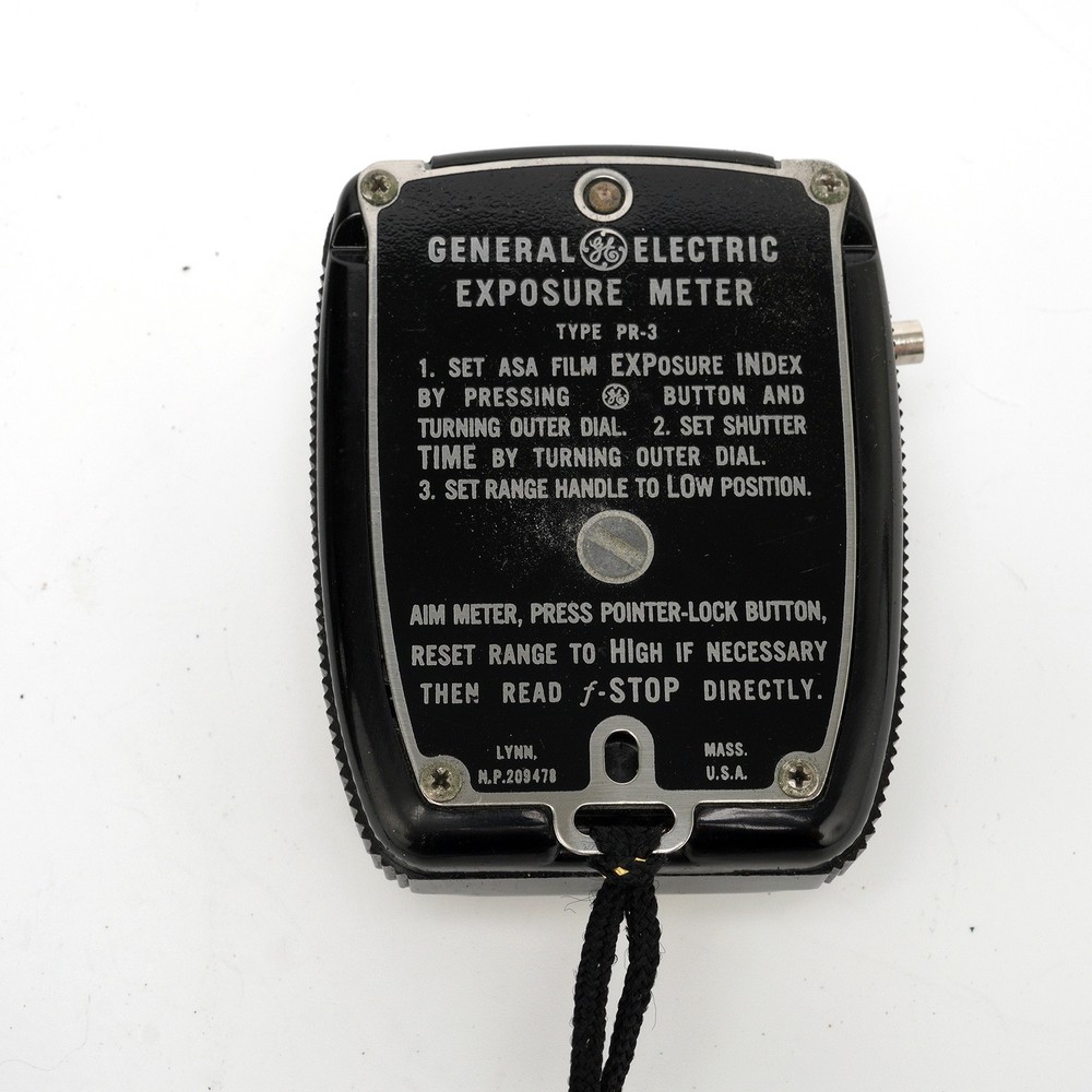 GE General Electric Type PR-3 Exposure Light Meter - READ