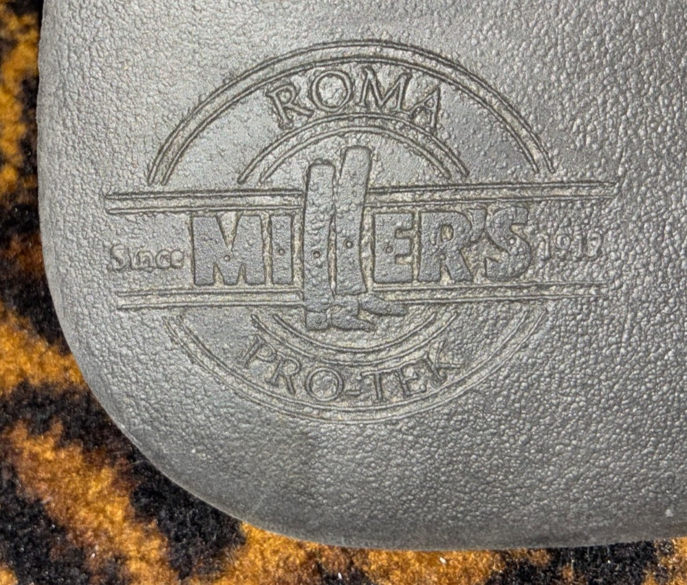 MILLERS ROMA PROTEK 11'' BLACK FOAM ENGLISH SADDLE RISER